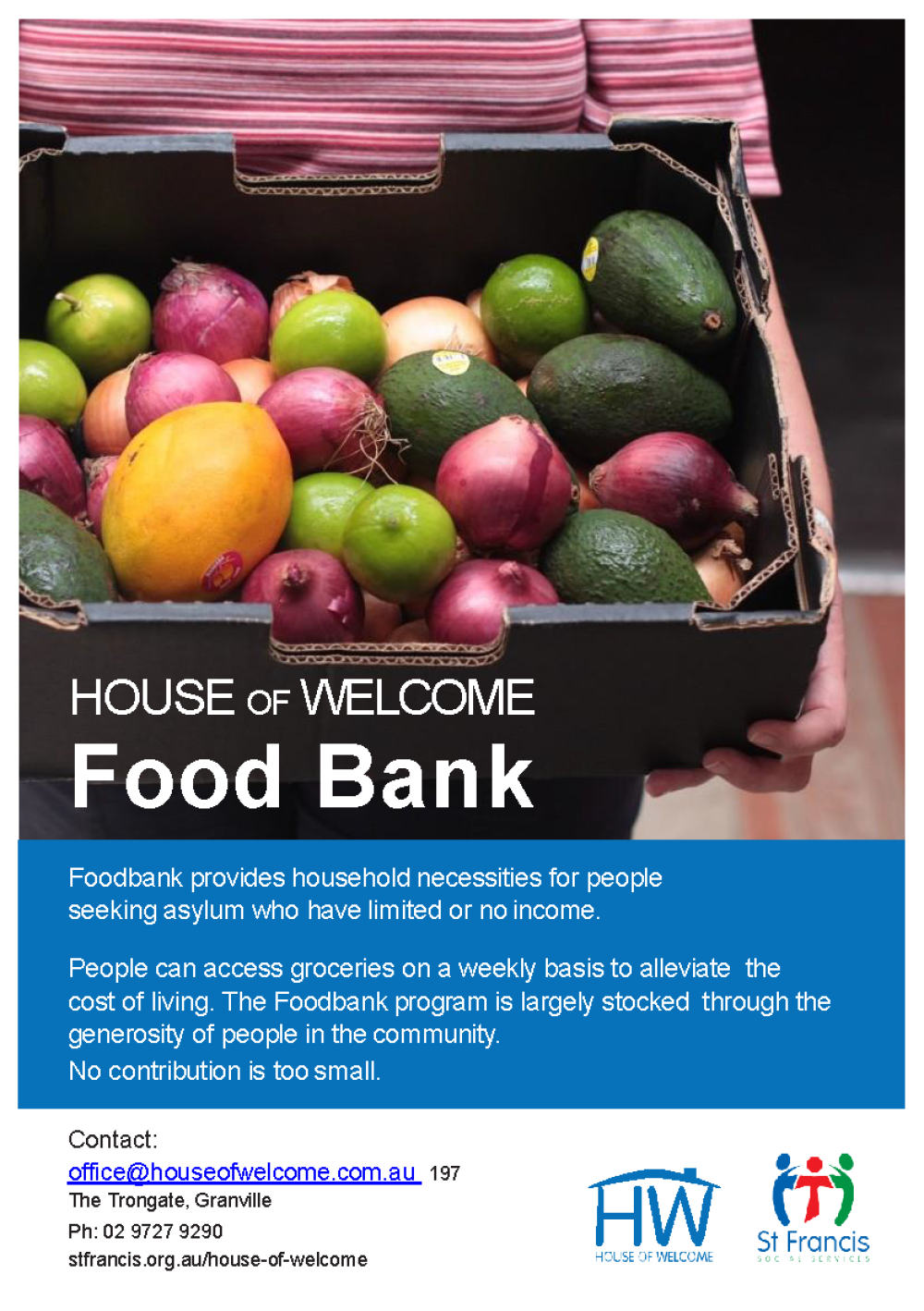 HOW Food Bank Flyer